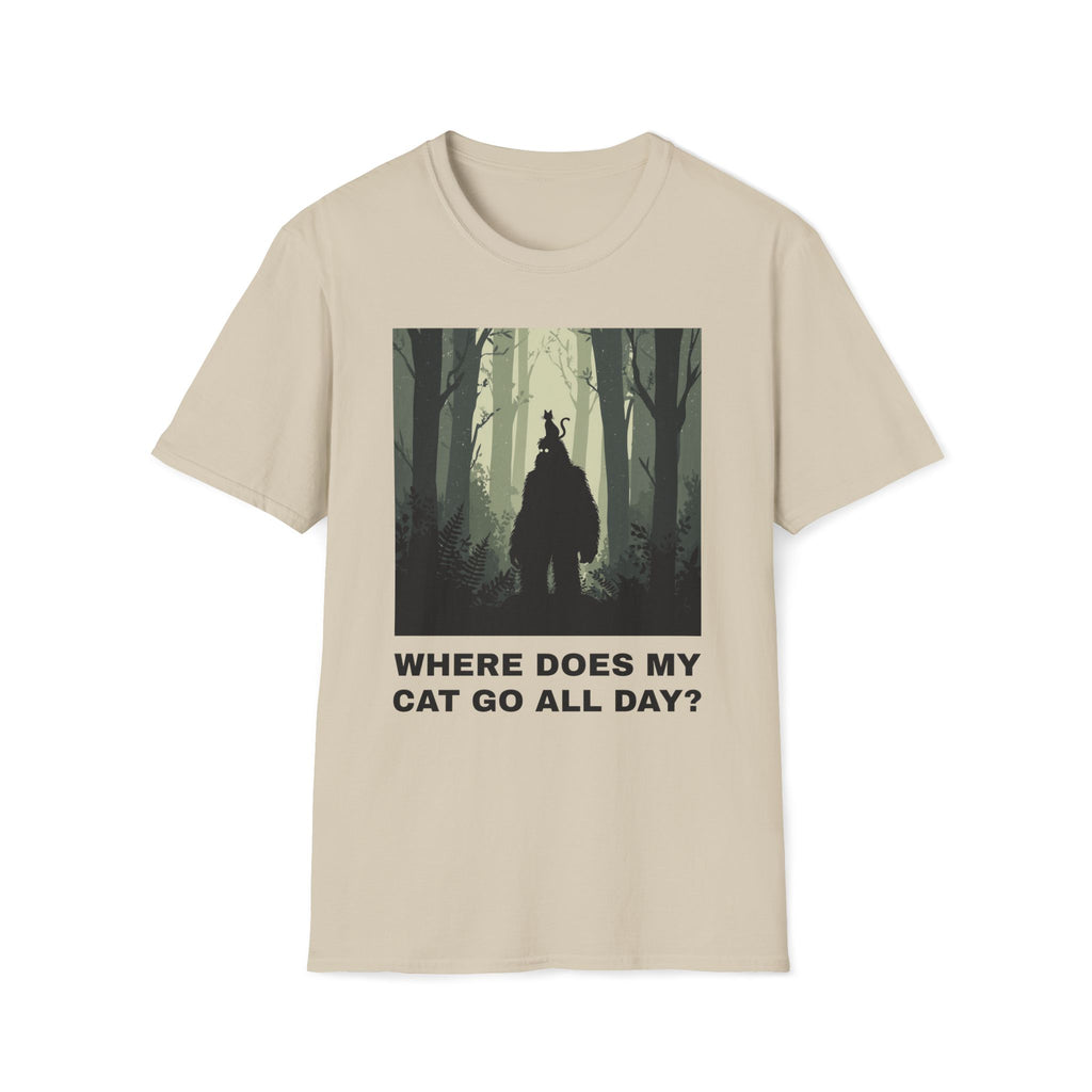 Where Does My Cat Go All Day? T-Shirt