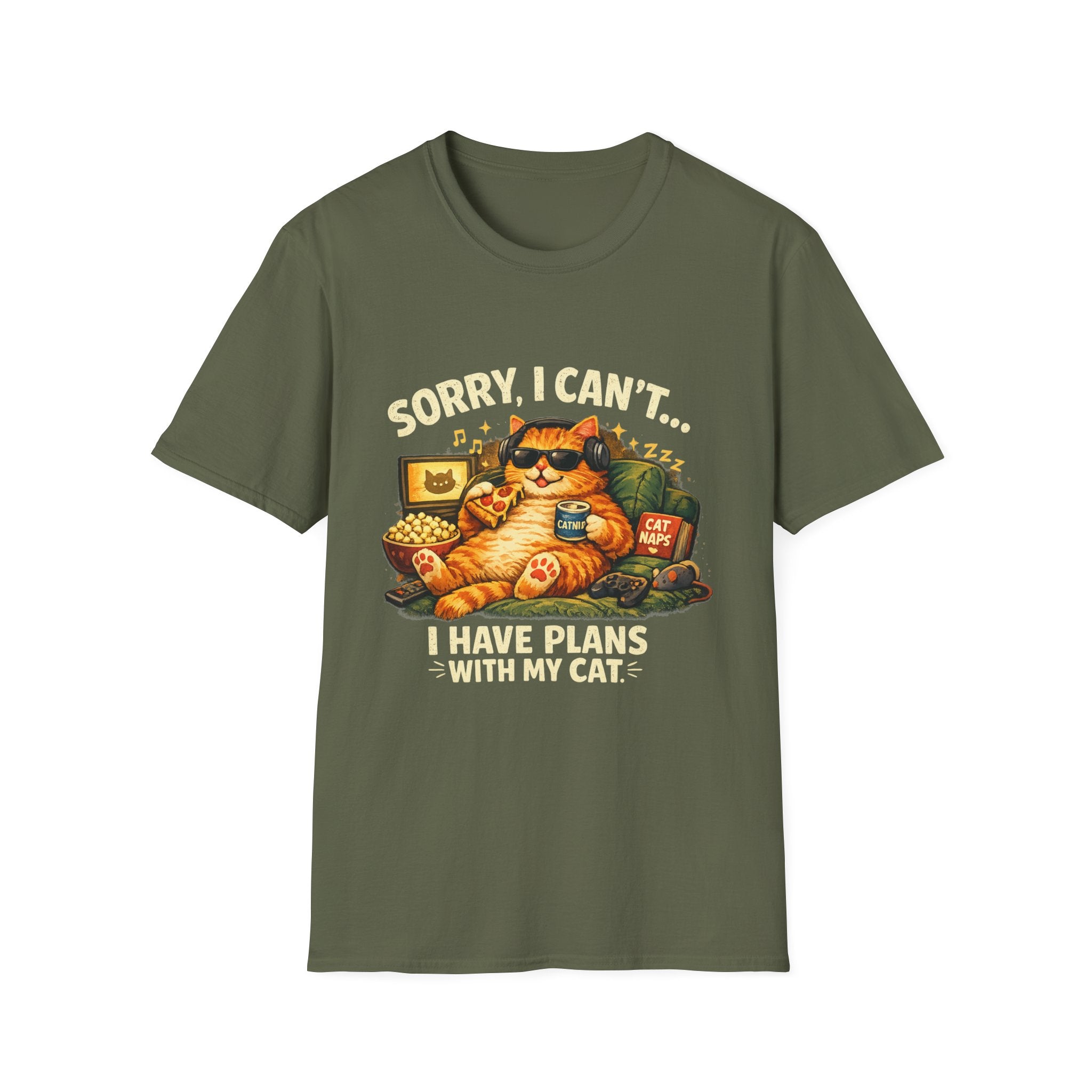 Sorry, I Can't... I Have Plans With My Cat T-Shirt