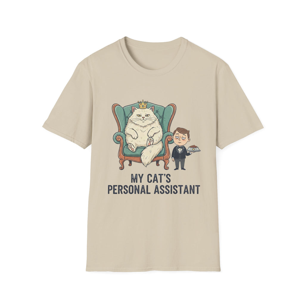 My Cat's Personal Assistant (Male) T-Shirt