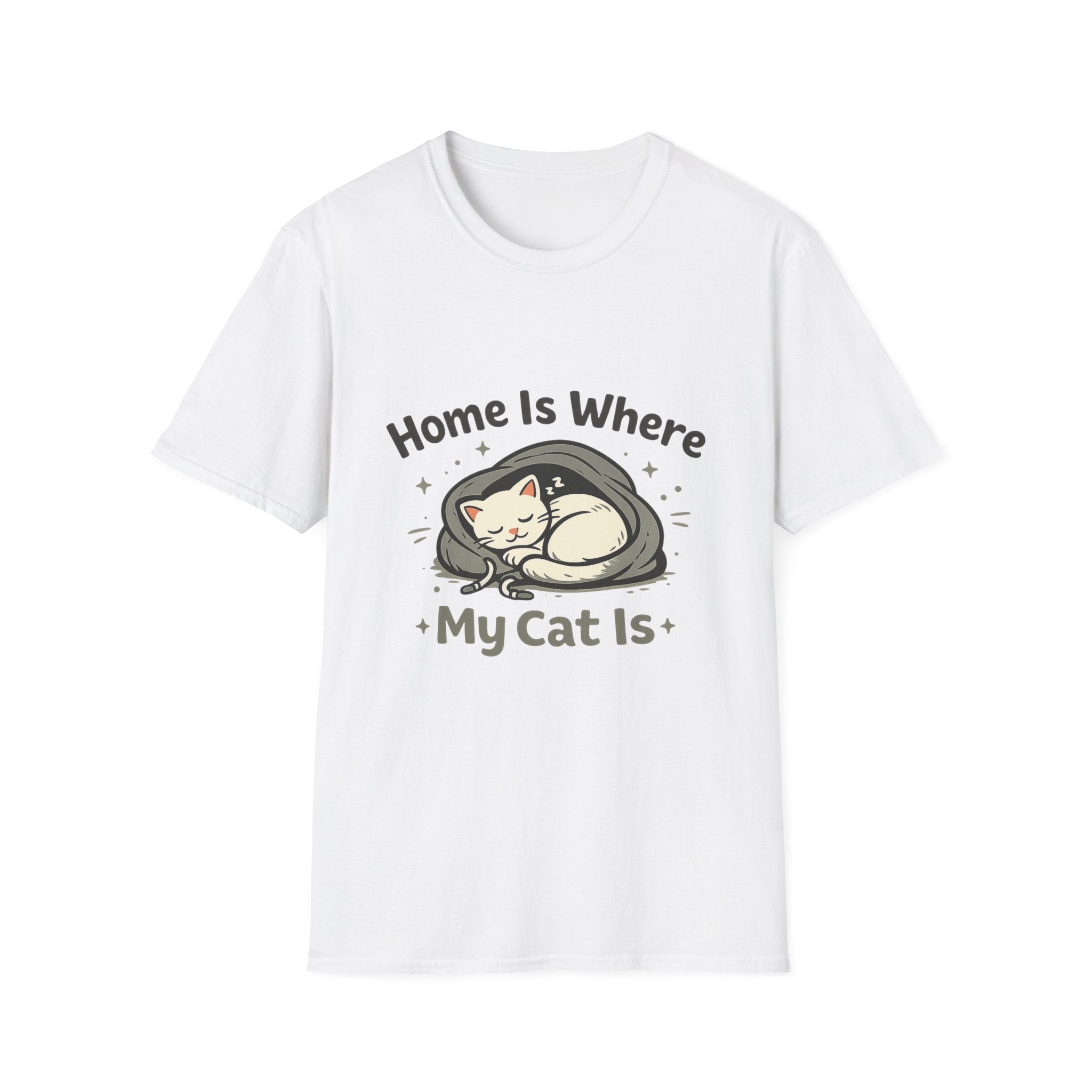 Home Is Where My Cat Is T-Shirt