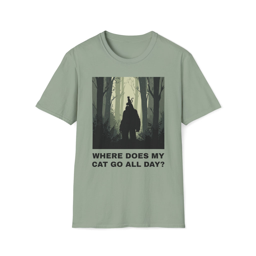 Where Does My Cat Go All Day? T-Shirt