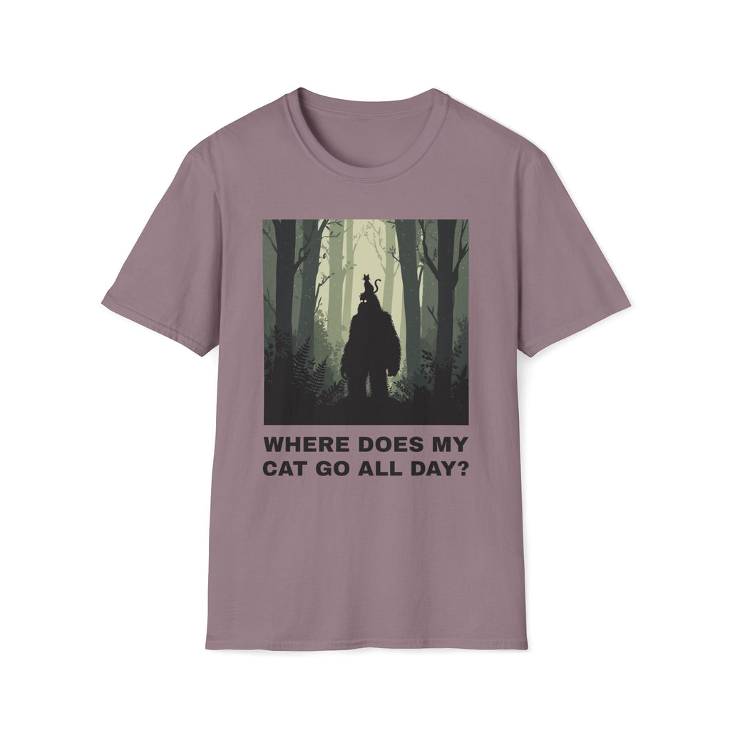 Where Does My Cat Go All Day? T-Shirt