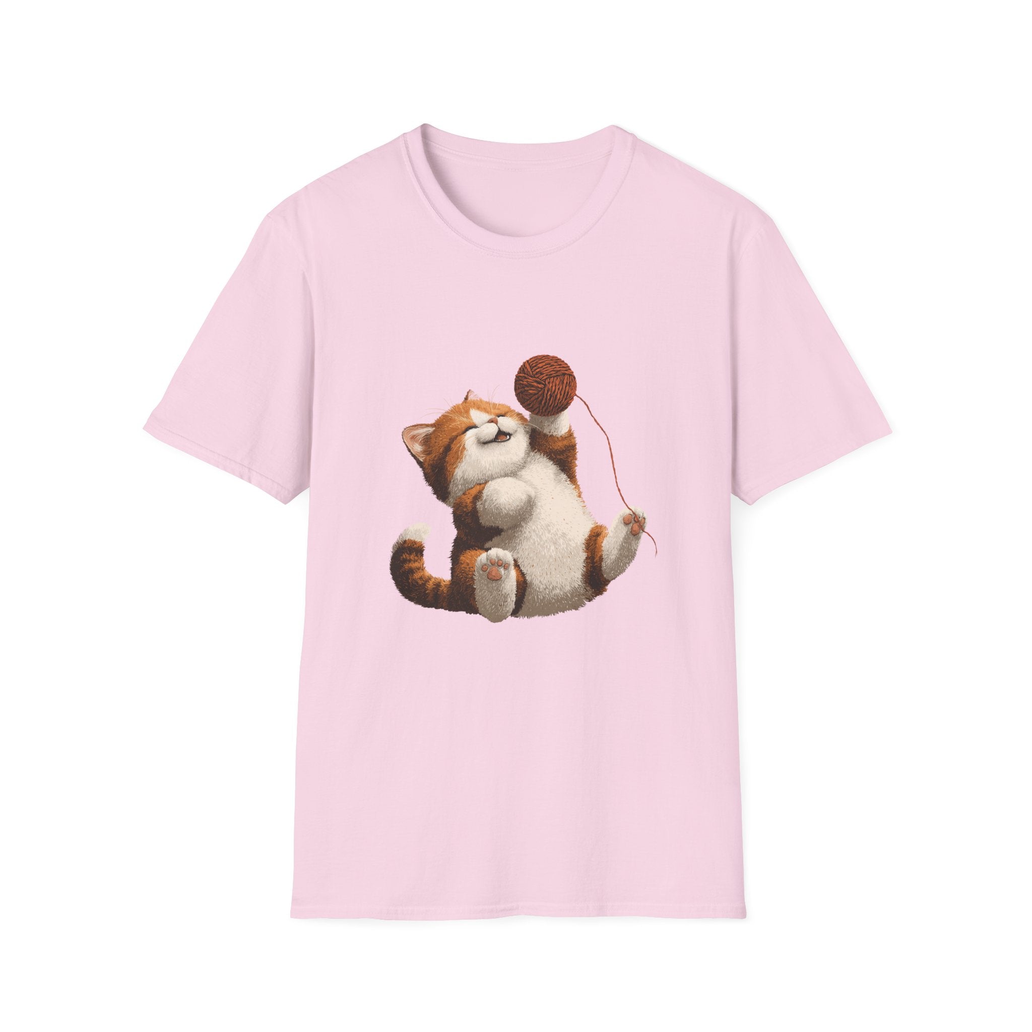 Cat With Yarn T-Shirt