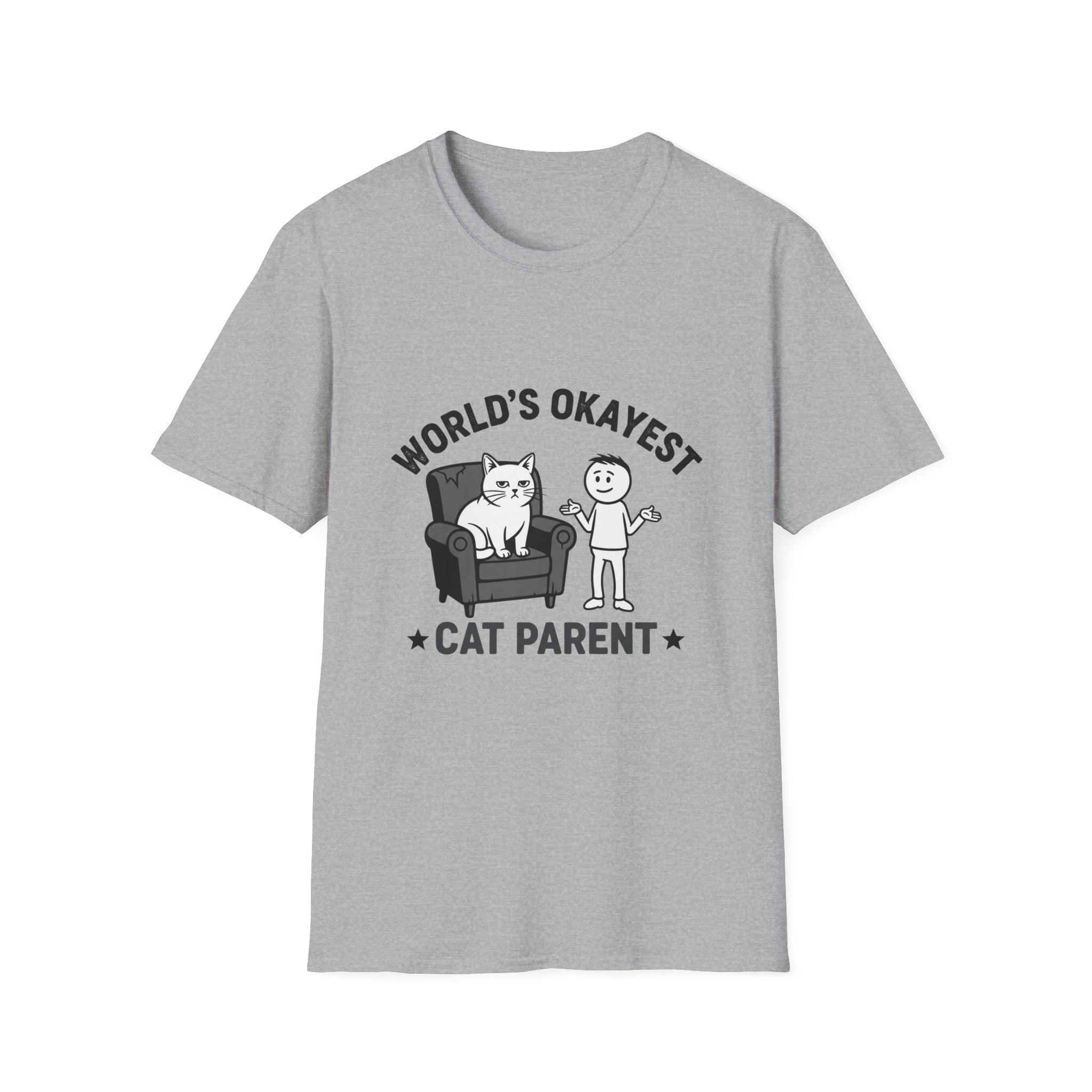 World's Okayest Cat Parent T-Shirt