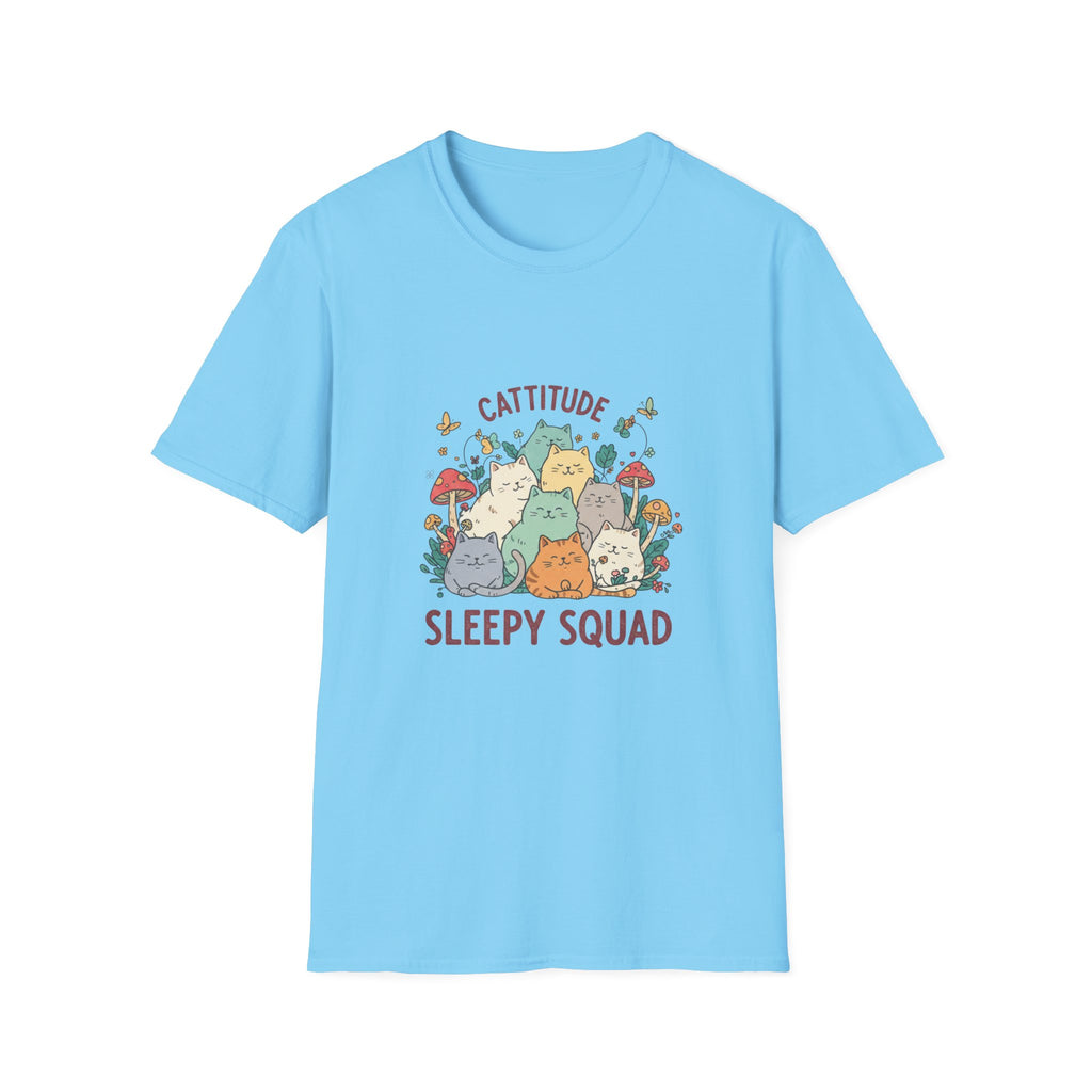 Cattitude Sleepy Squad T-Shirt