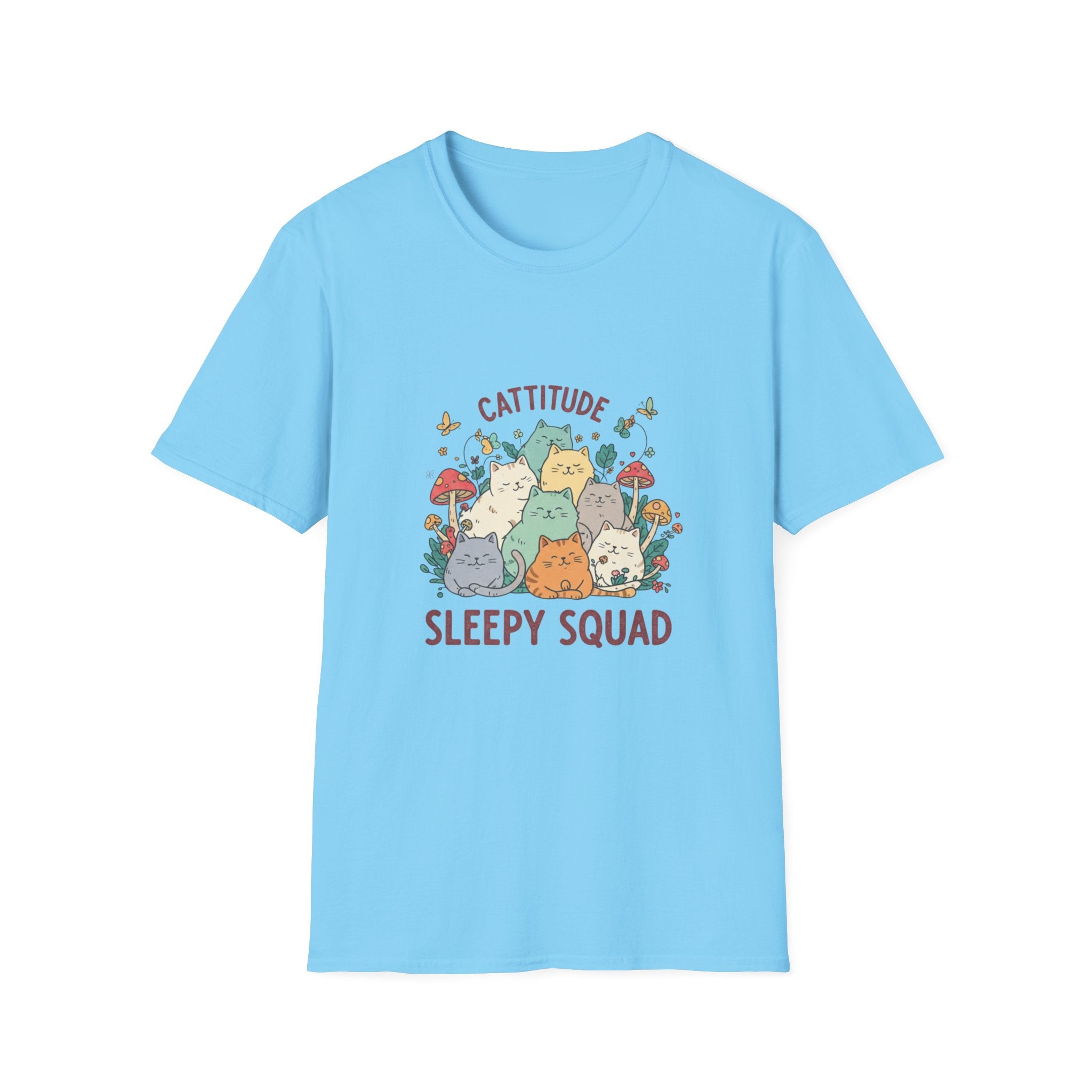 Cattitude Sleepy Squad T-Shirt
