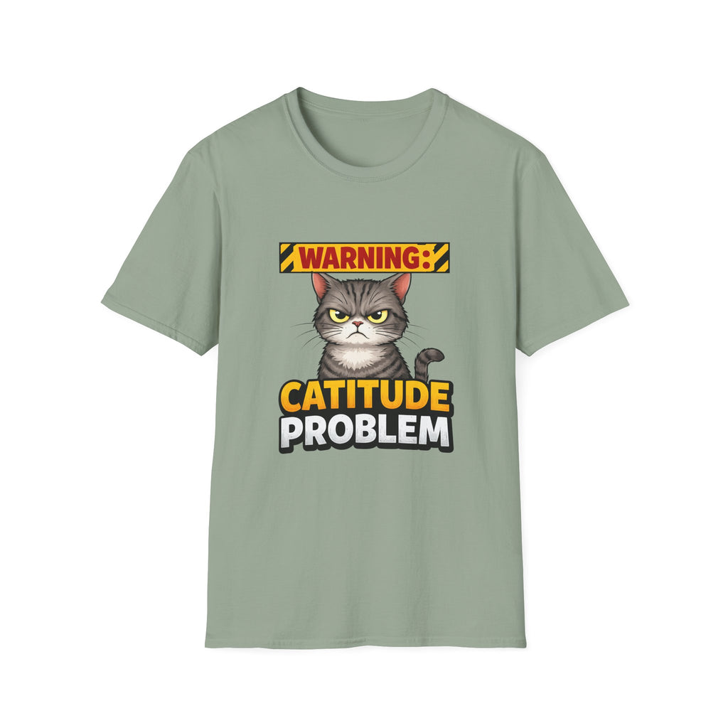 Warning: Catitude Problem T-Shirt