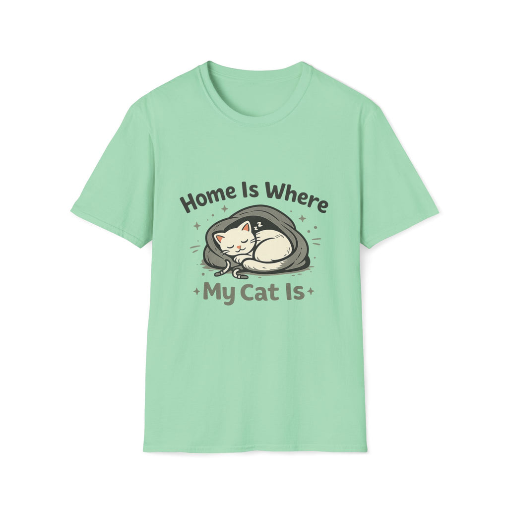Home Is Where My Cat Is T-Shirt