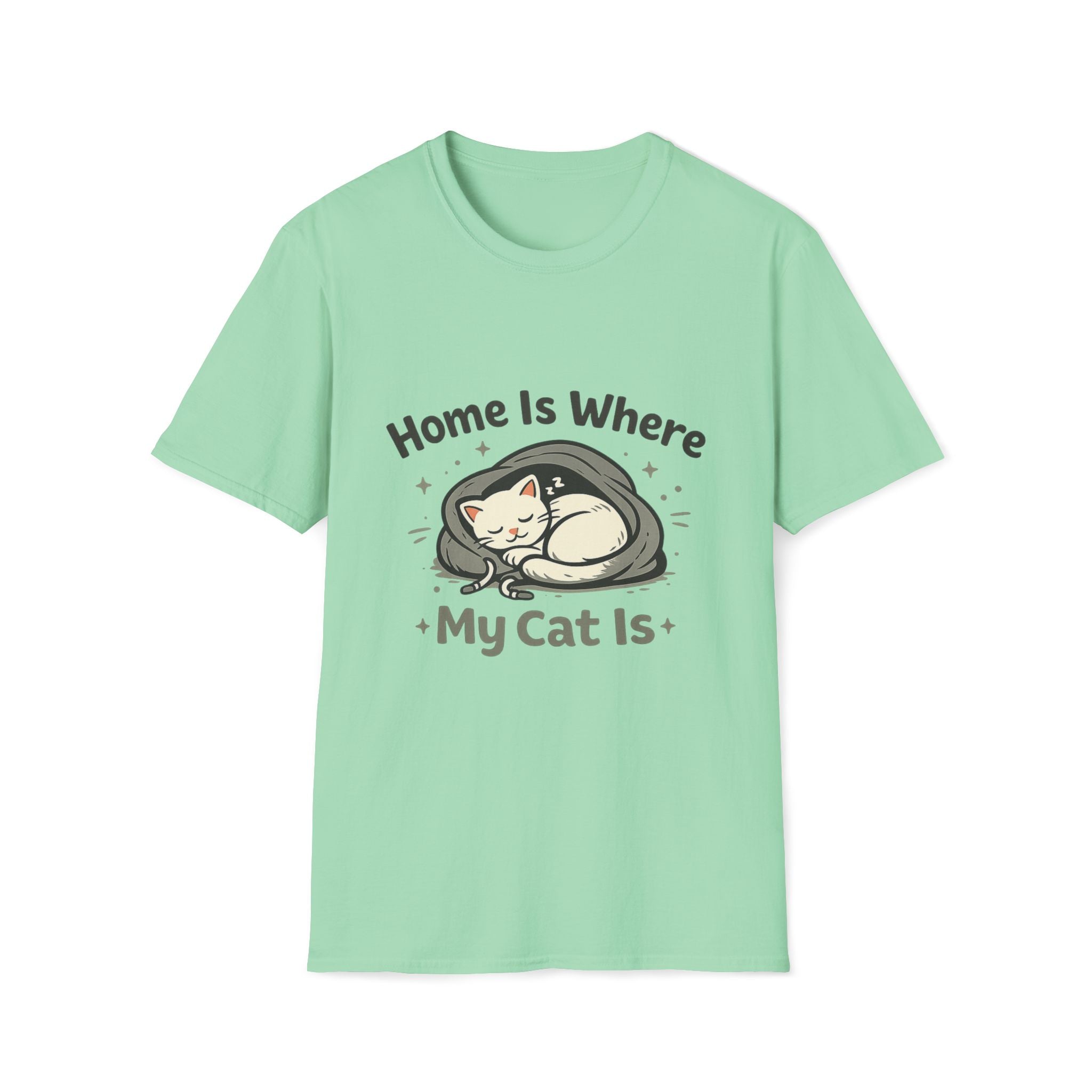 Home Is Where My Cat Is T-Shirt