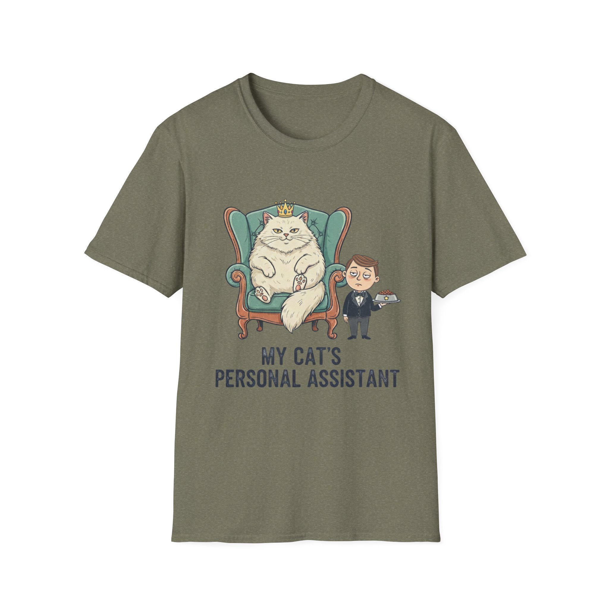 My Cat's Personal Assistant (Male) T-Shirt