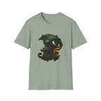 Mystic Cat with Green Hood T-Shirt