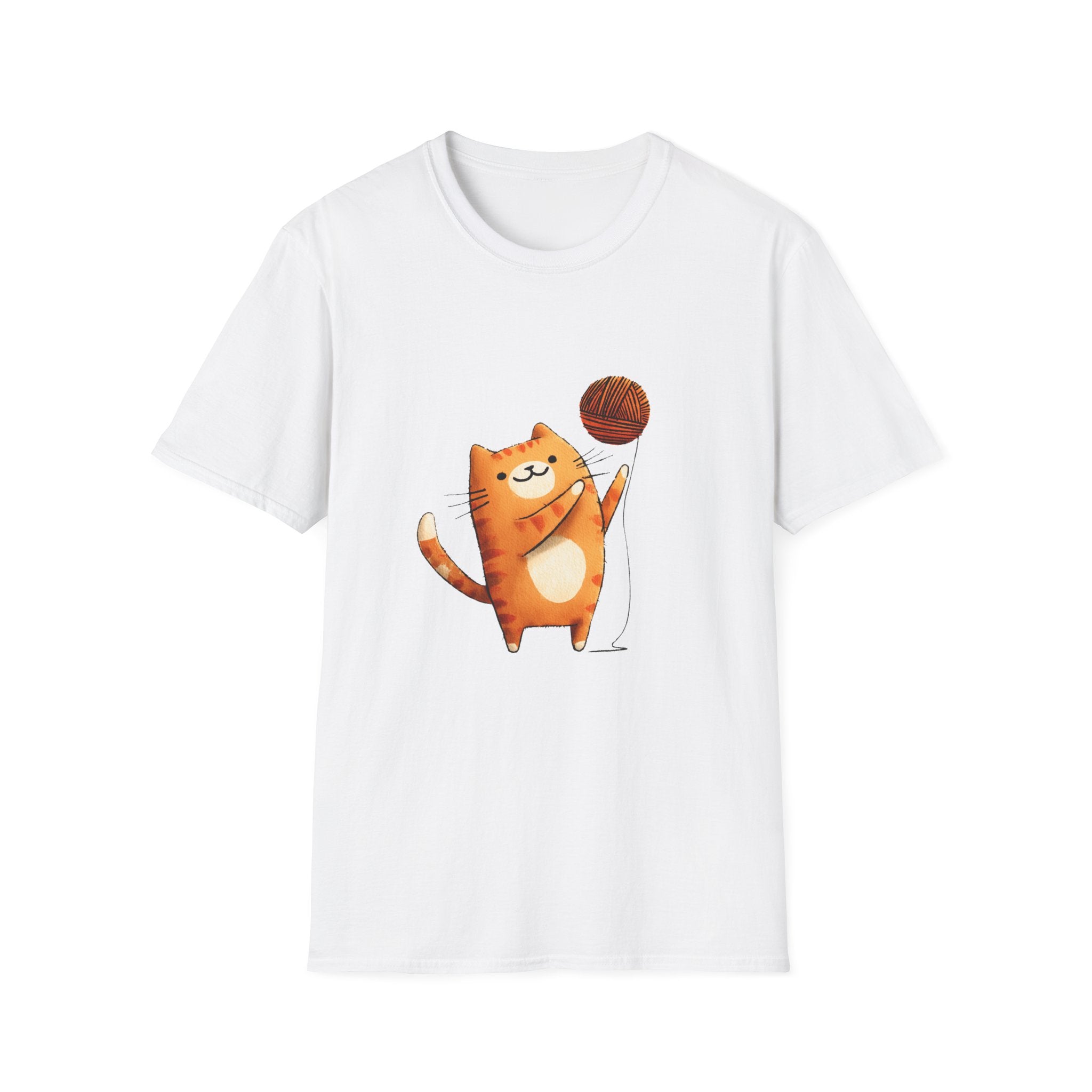 Cat Playing With Yarn T-Shirt