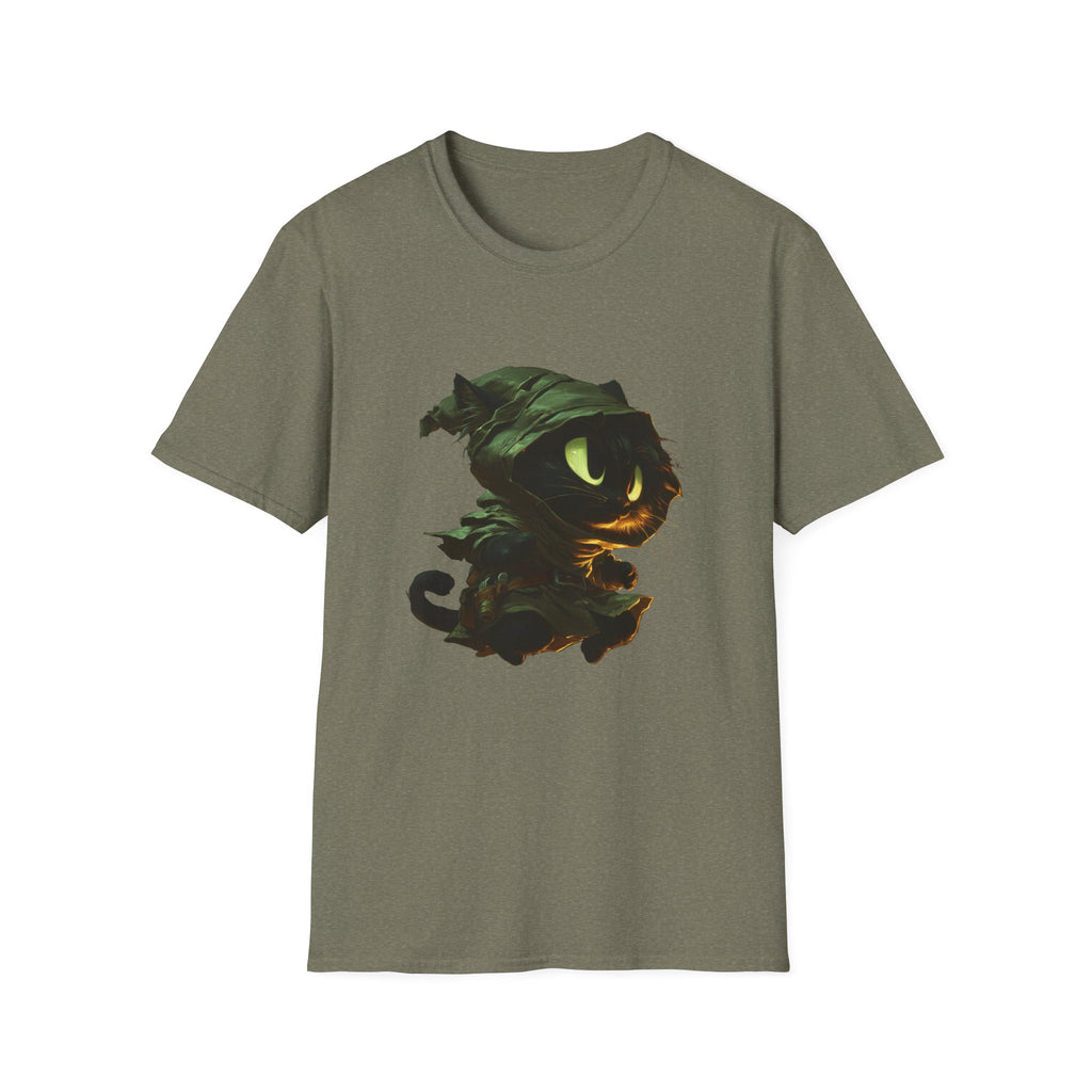 Mystic Cat with Green Hood T-Shirt
