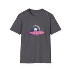 Cat in UFO T-Shirt