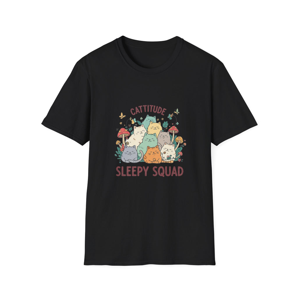 Cattitude Sleepy Squad T-Shirt
