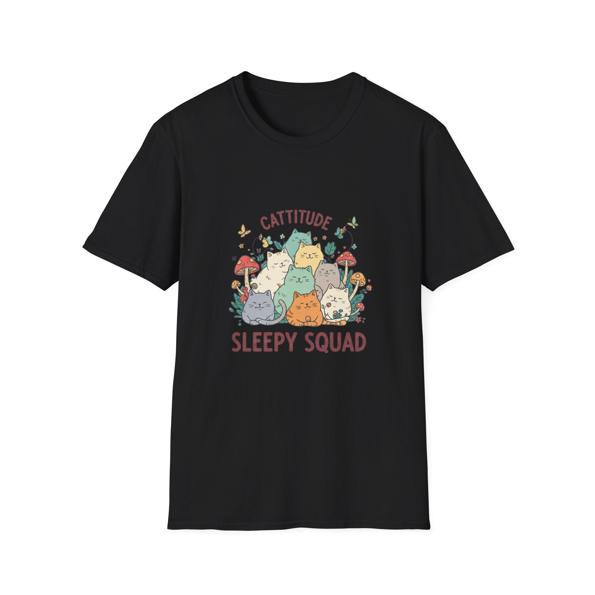 Cattitude Sleepy Squad T-Shirt