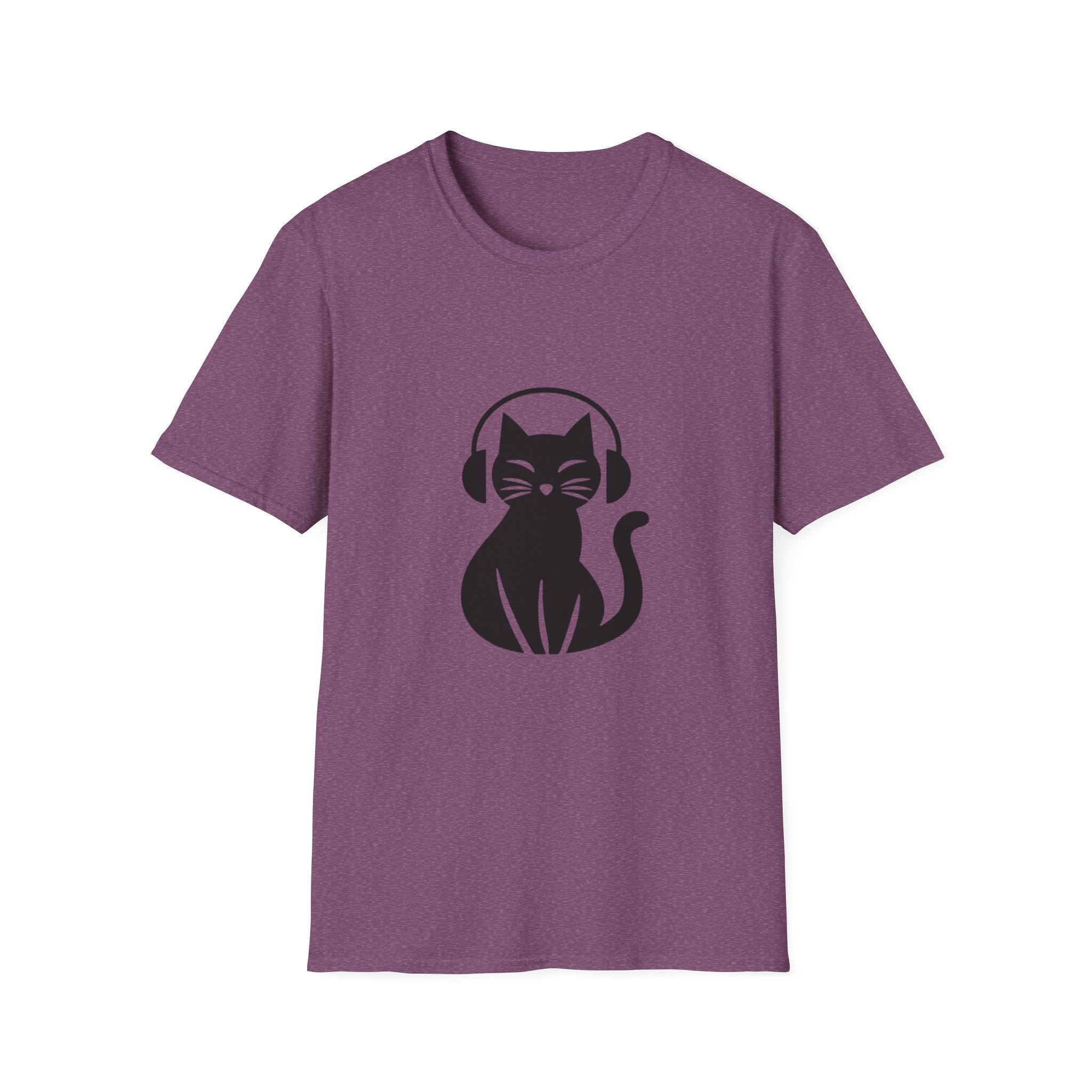 Cat With Headphones T-Shirt