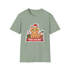 Meowy Christmas (Orange Cat) T-Shirt