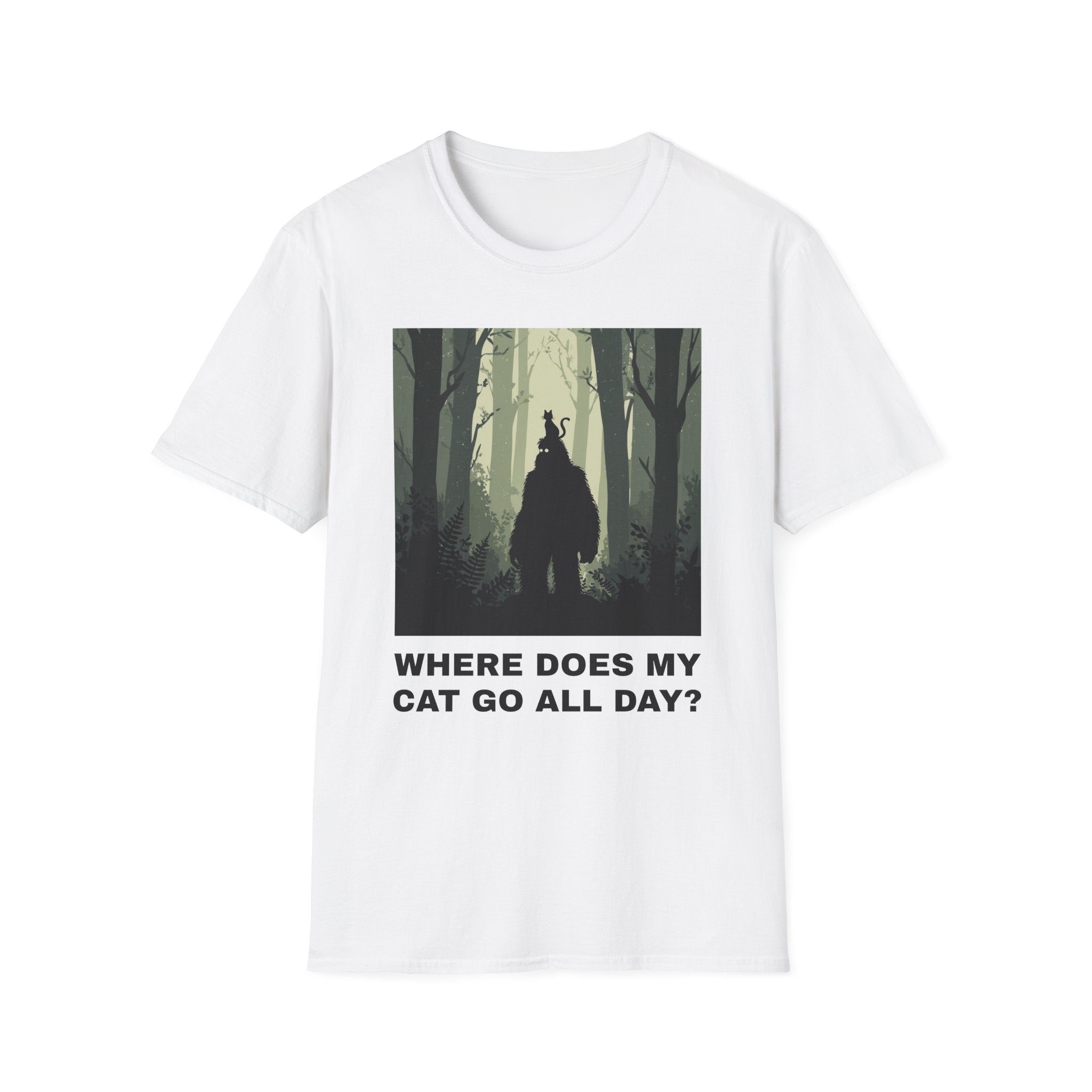 Where Does My Cat Go All Day? T-Shirt