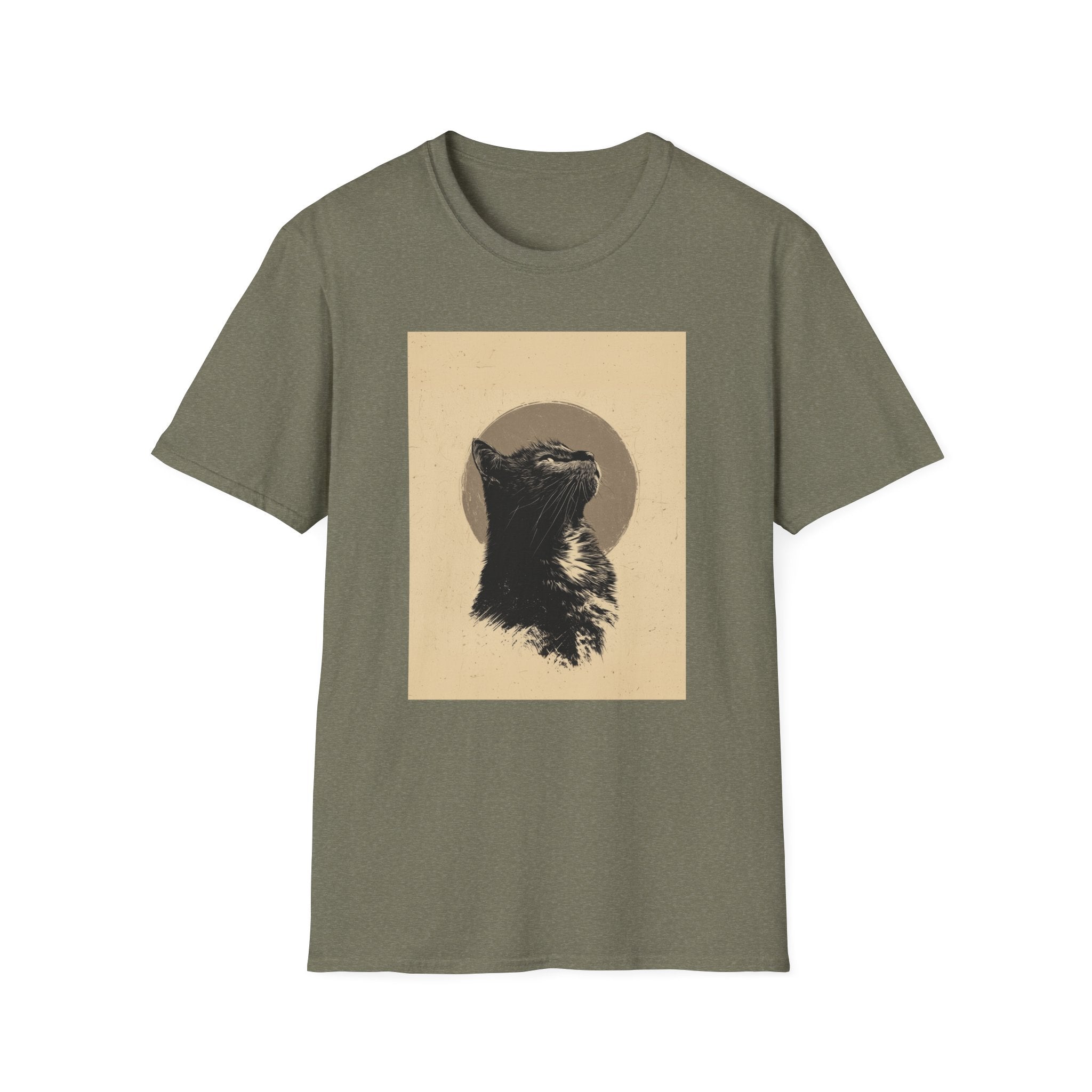 Zen Cat (Portrait) T-Shirt