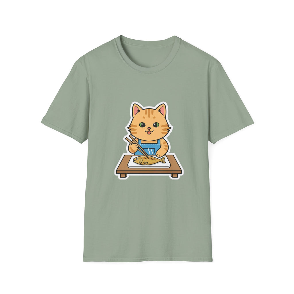 Cat With Chopsticks T-Shirt