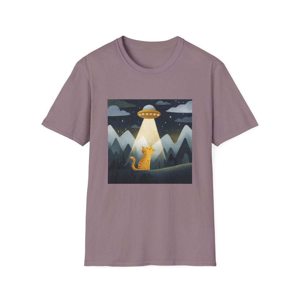 Cat Under UFO T-Shirt