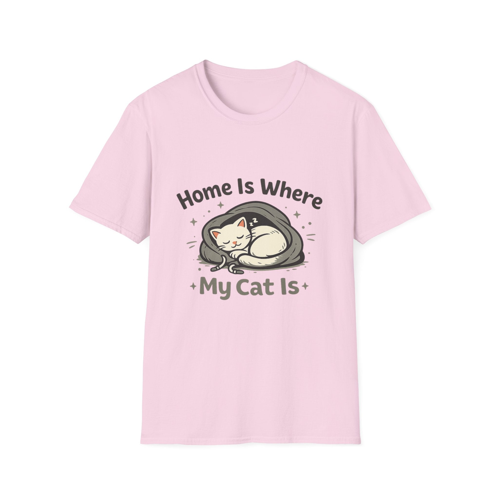 Home Is Where My Cat Is T-Shirt