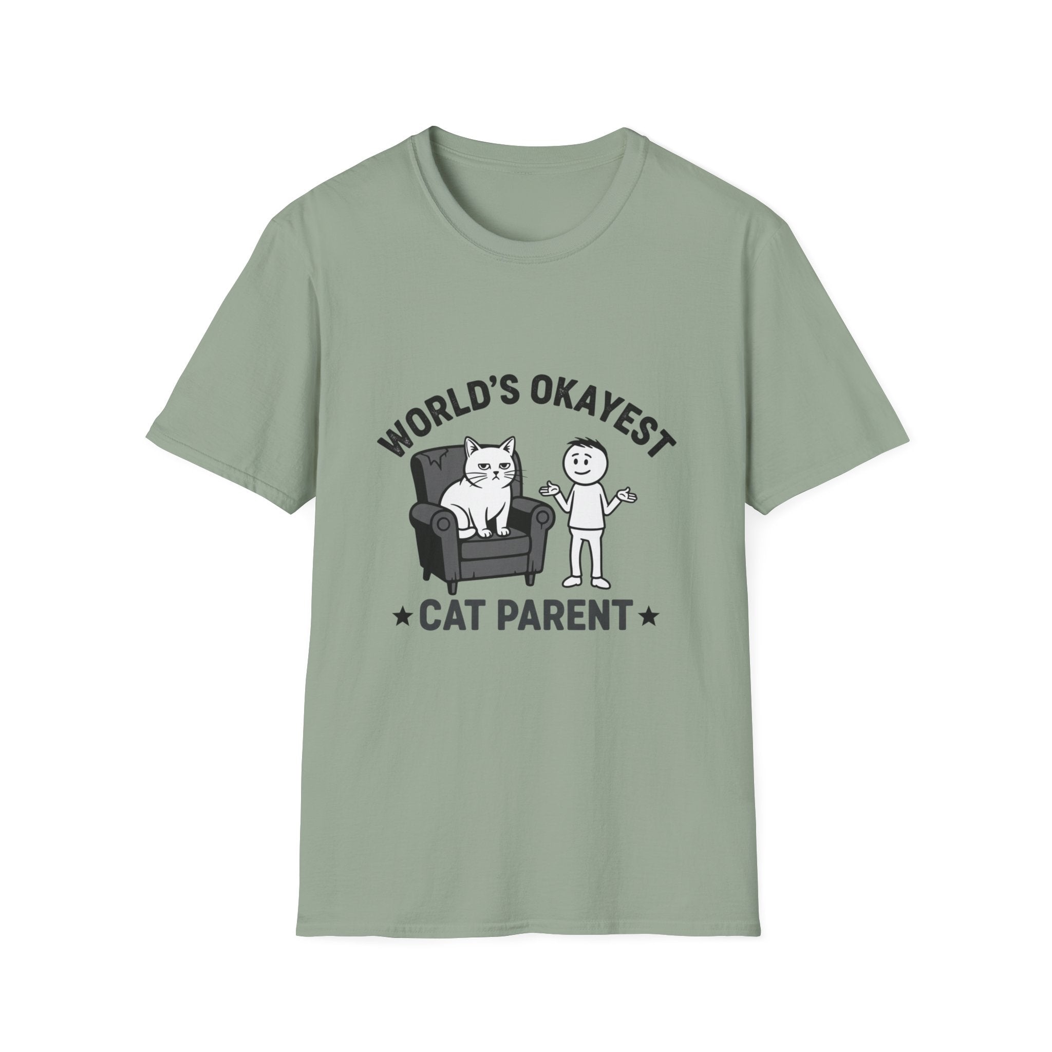 World's Okayest Cat Parent T-Shirt