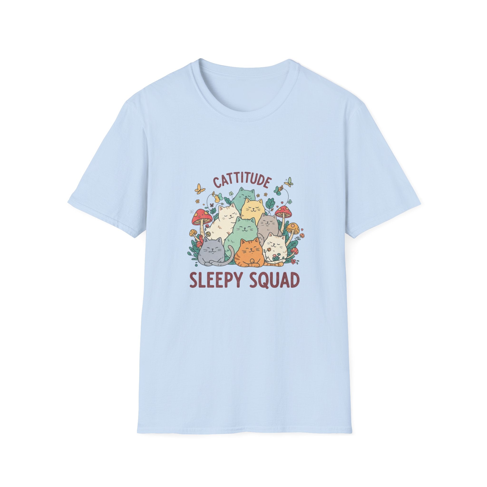 Cattitude Sleepy Squad T-Shirt