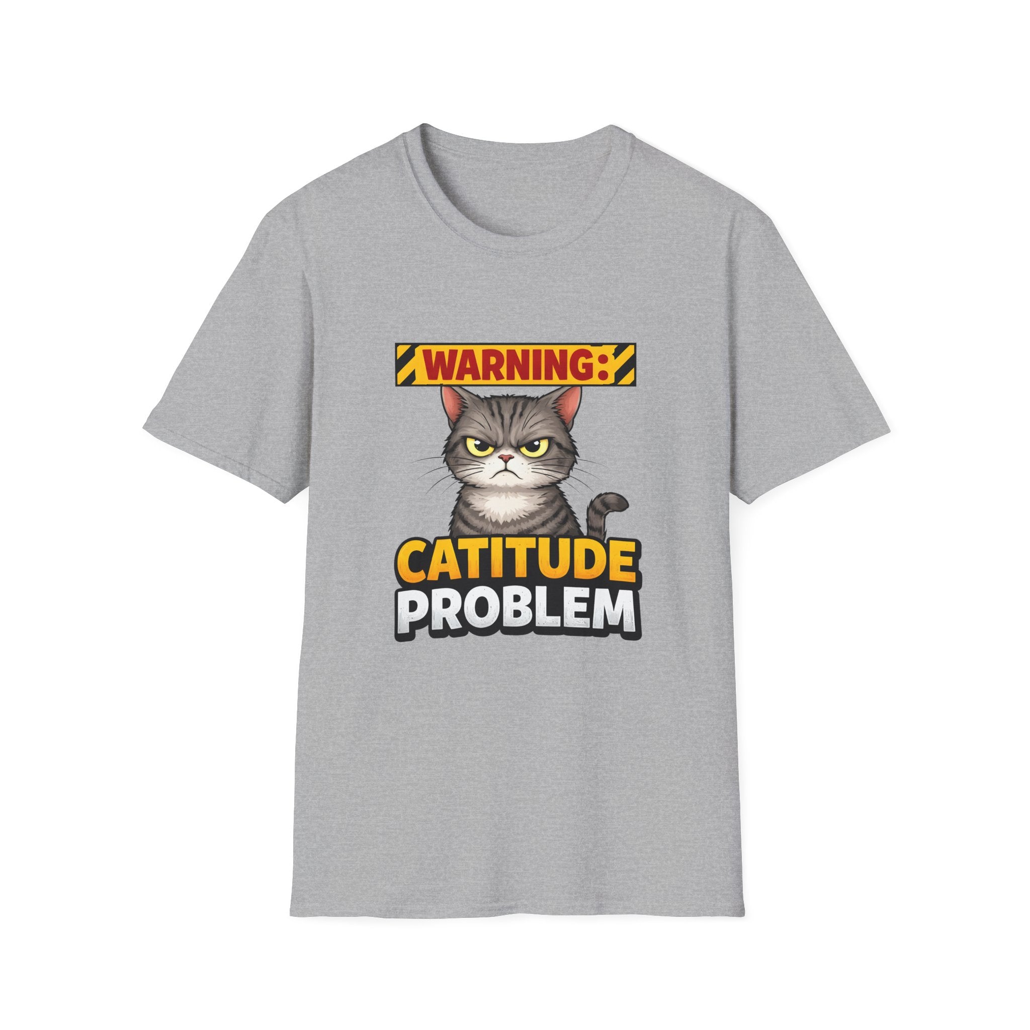 Warning: Catitude Problem T-Shirt