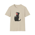 Cat With Red Headphones T-Shirt