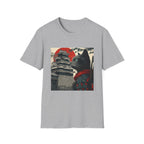 Cat in Front of Samurai Castle T-Shirt
