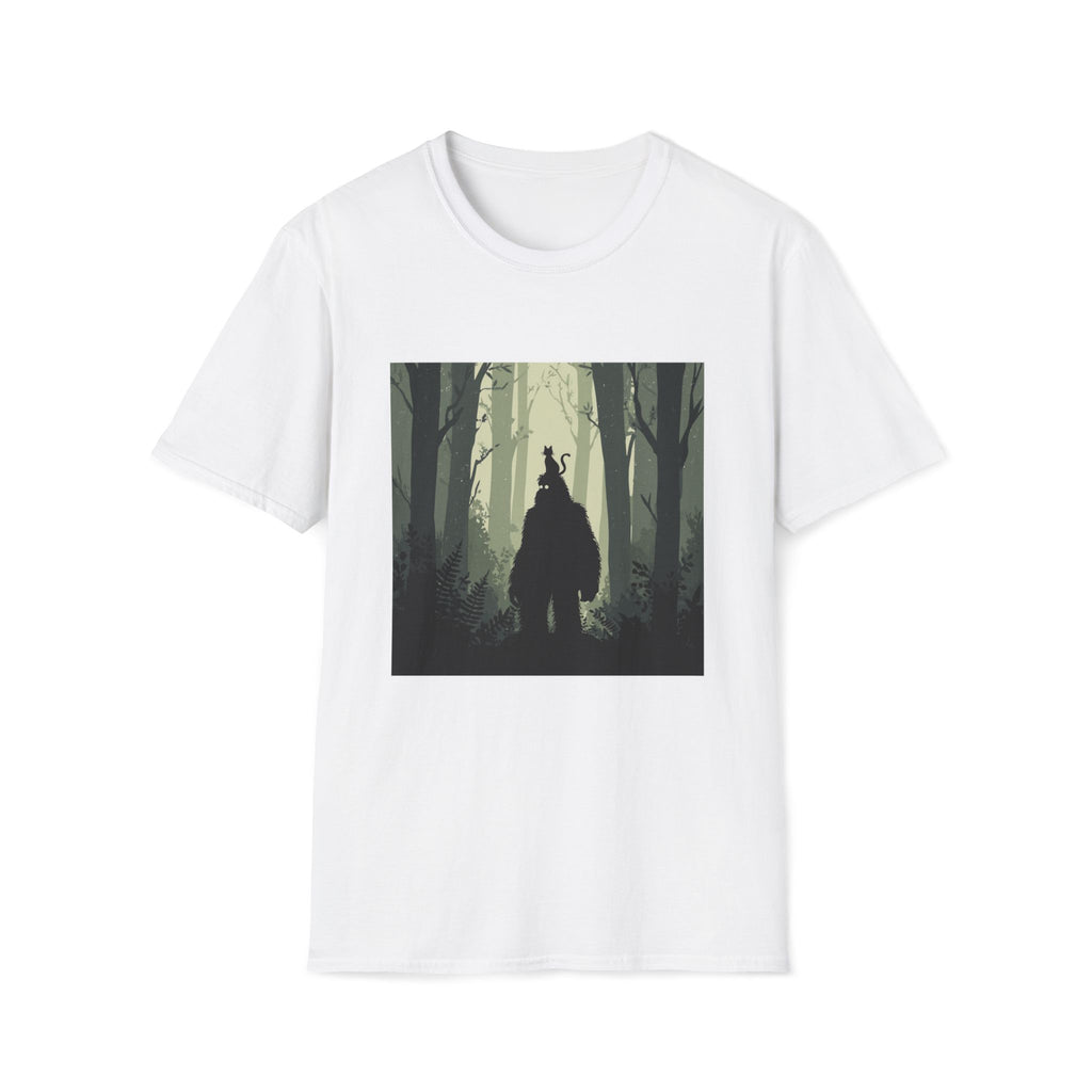 Bigfoot and Cat T-Shirt