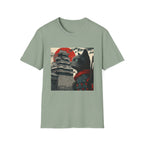 Cat in Front of Samurai Castle T-Shirt