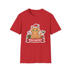 Meowy Christmas (Orange Cat) T-Shirt