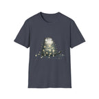 Cat Tangled Up In Xmas Lights T-Shirt