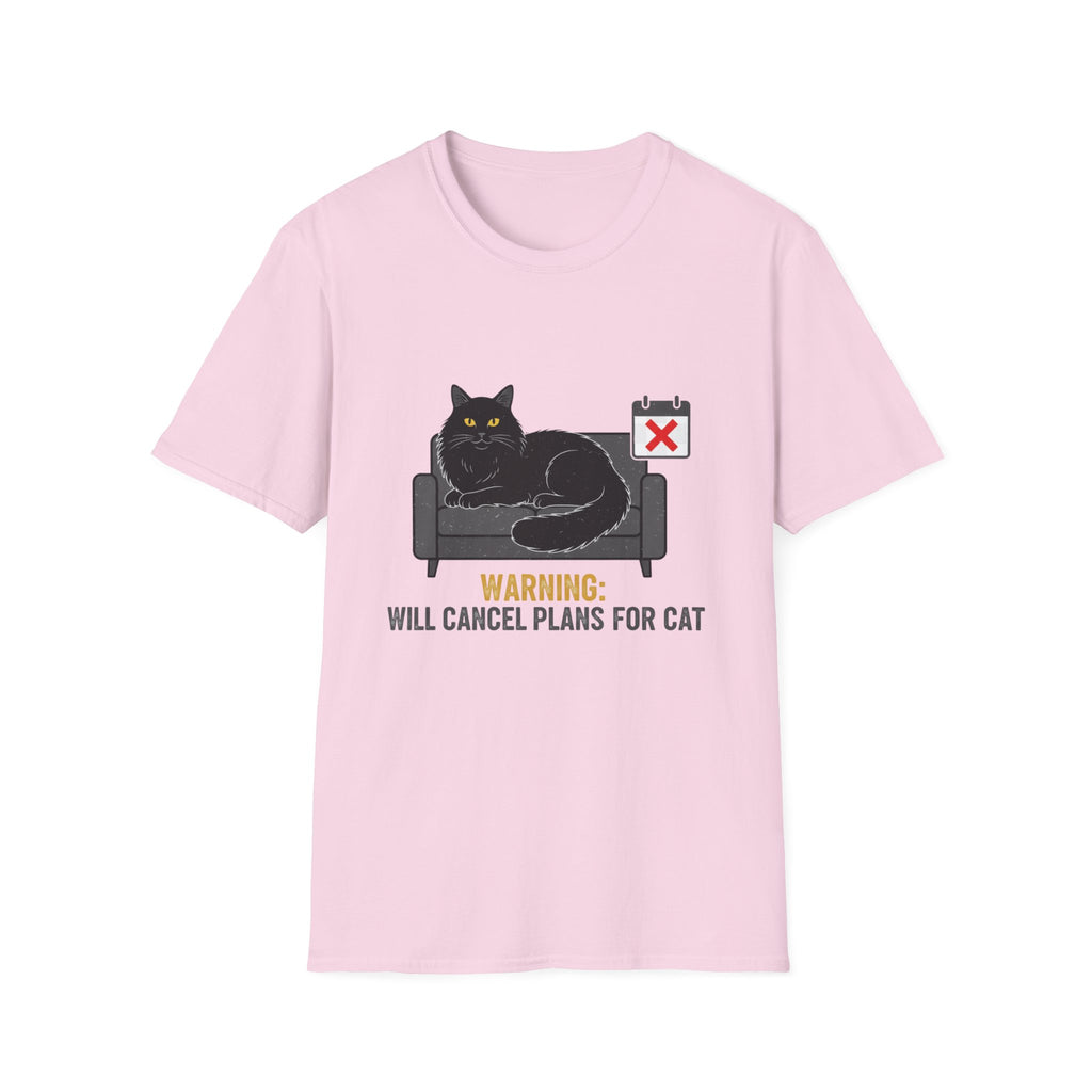 Warning: Will Cancel Plans for Cat T-Shirt