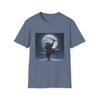 Samurai Cat and Moon T-Shirt