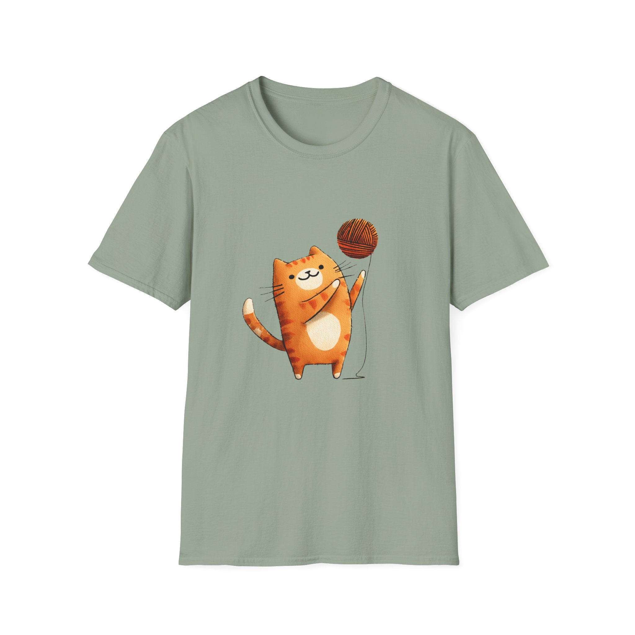 Cat Playing With Yarn T-Shirt