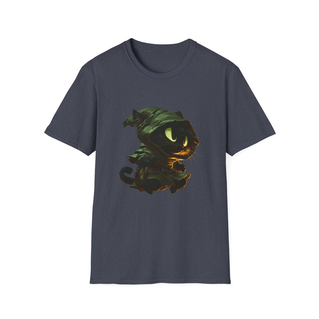 Mystic Cat with Green Hood T-Shirt