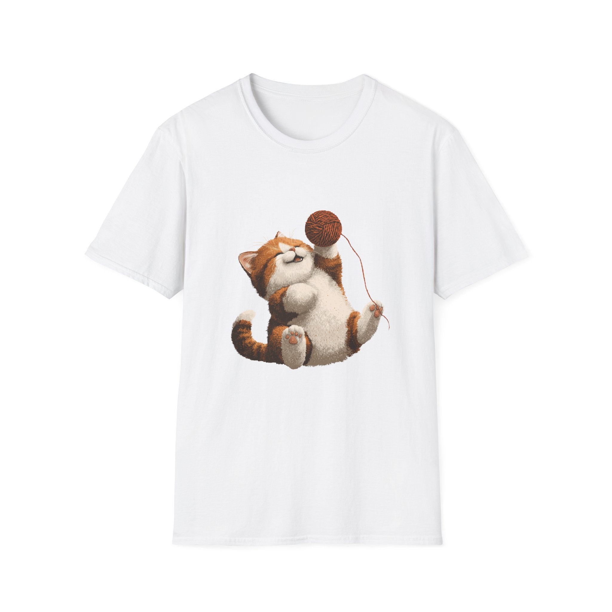 Cat With Yarn T-Shirt