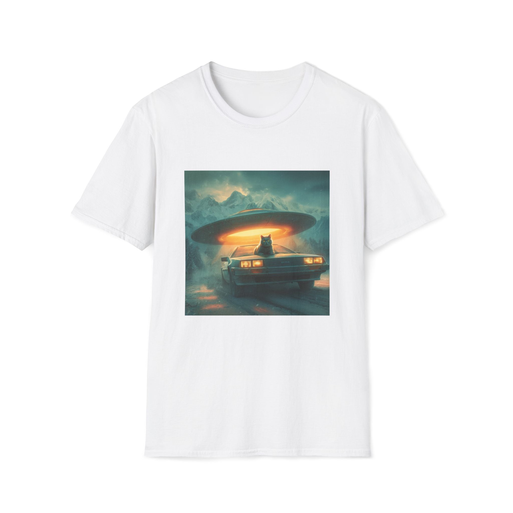 Cat, Car, & UFO T-Shirt