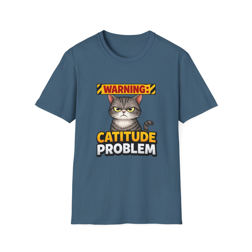 Warning: Catitude Problem T-Shirt