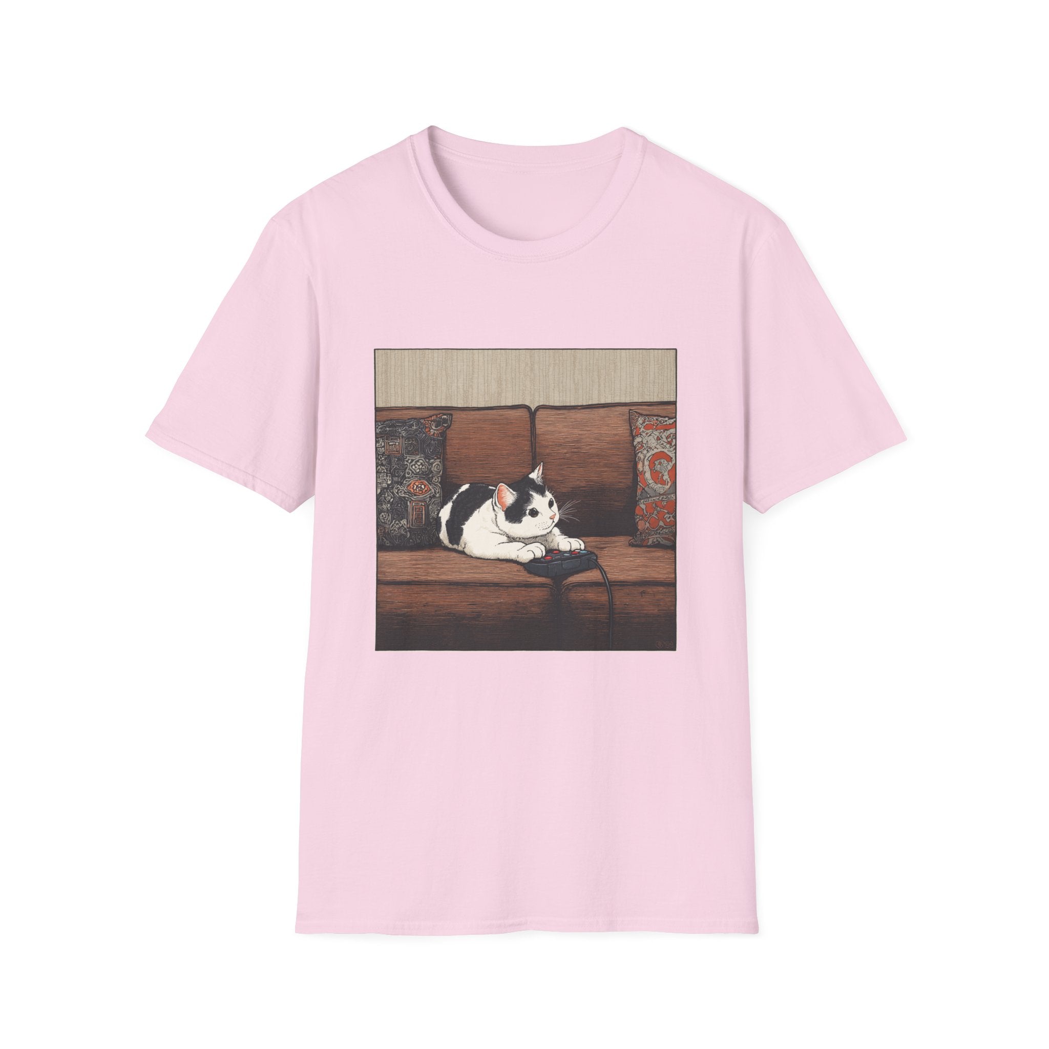 Cat Playing Video Games T-Shirt