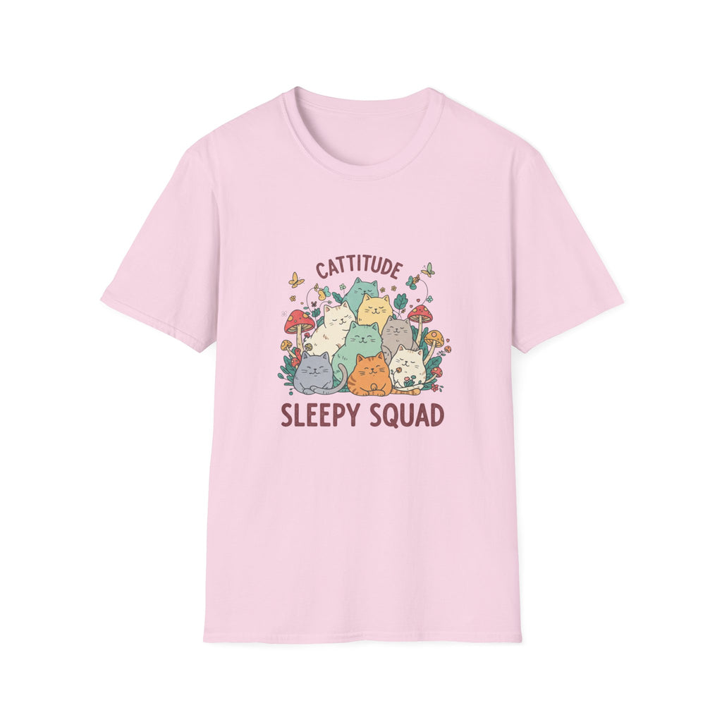 Cattitude Sleepy Squad T-Shirt