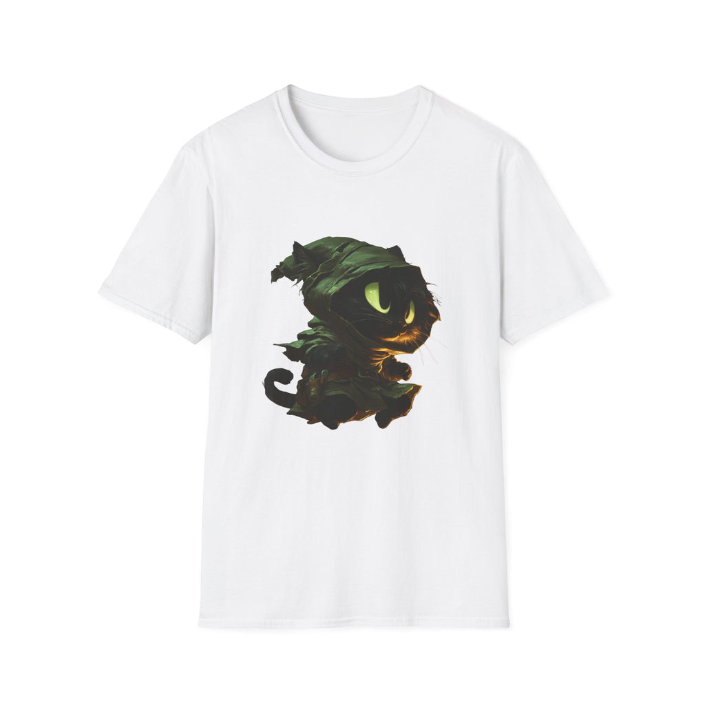 Mystic Cat with Green Hood T-Shirt