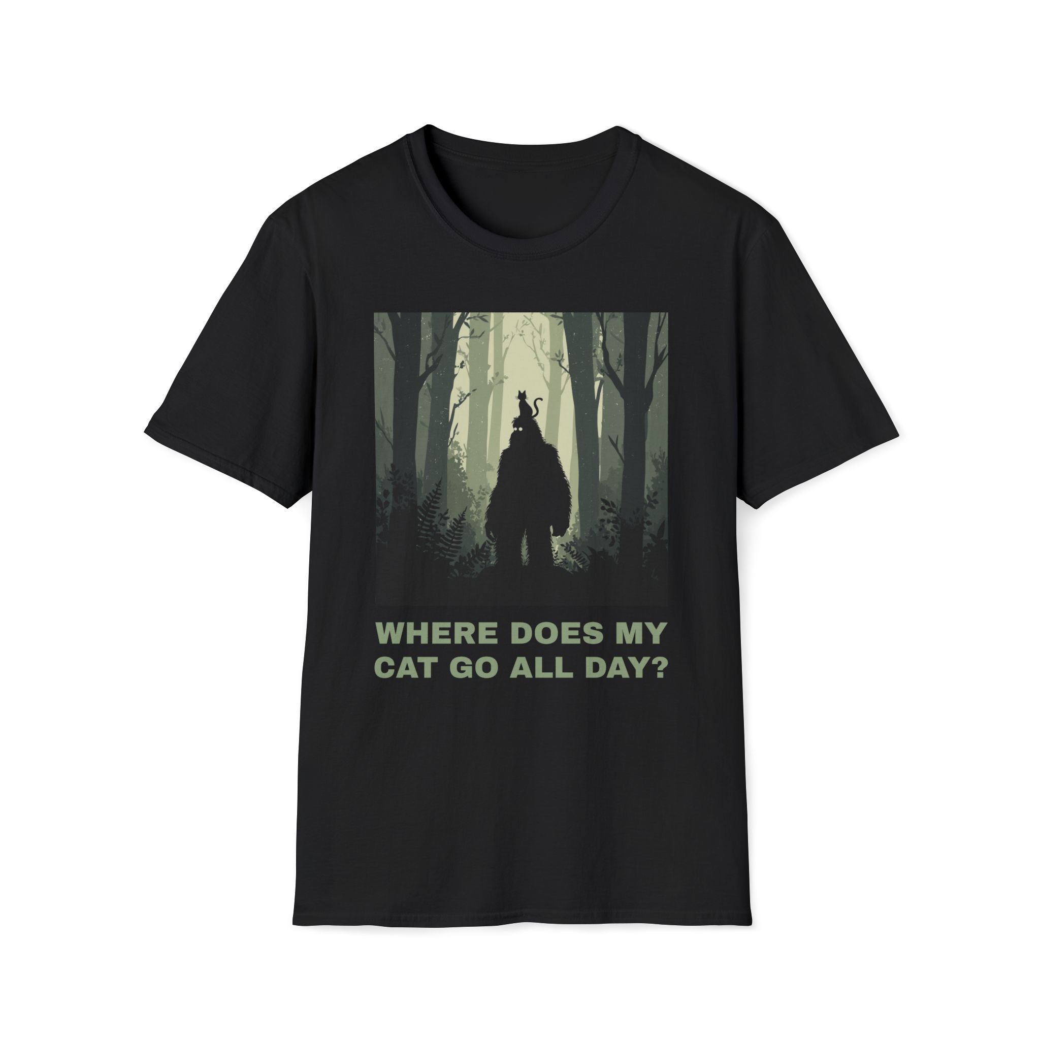 Where Does My Cat Go All Day? T-Shirt