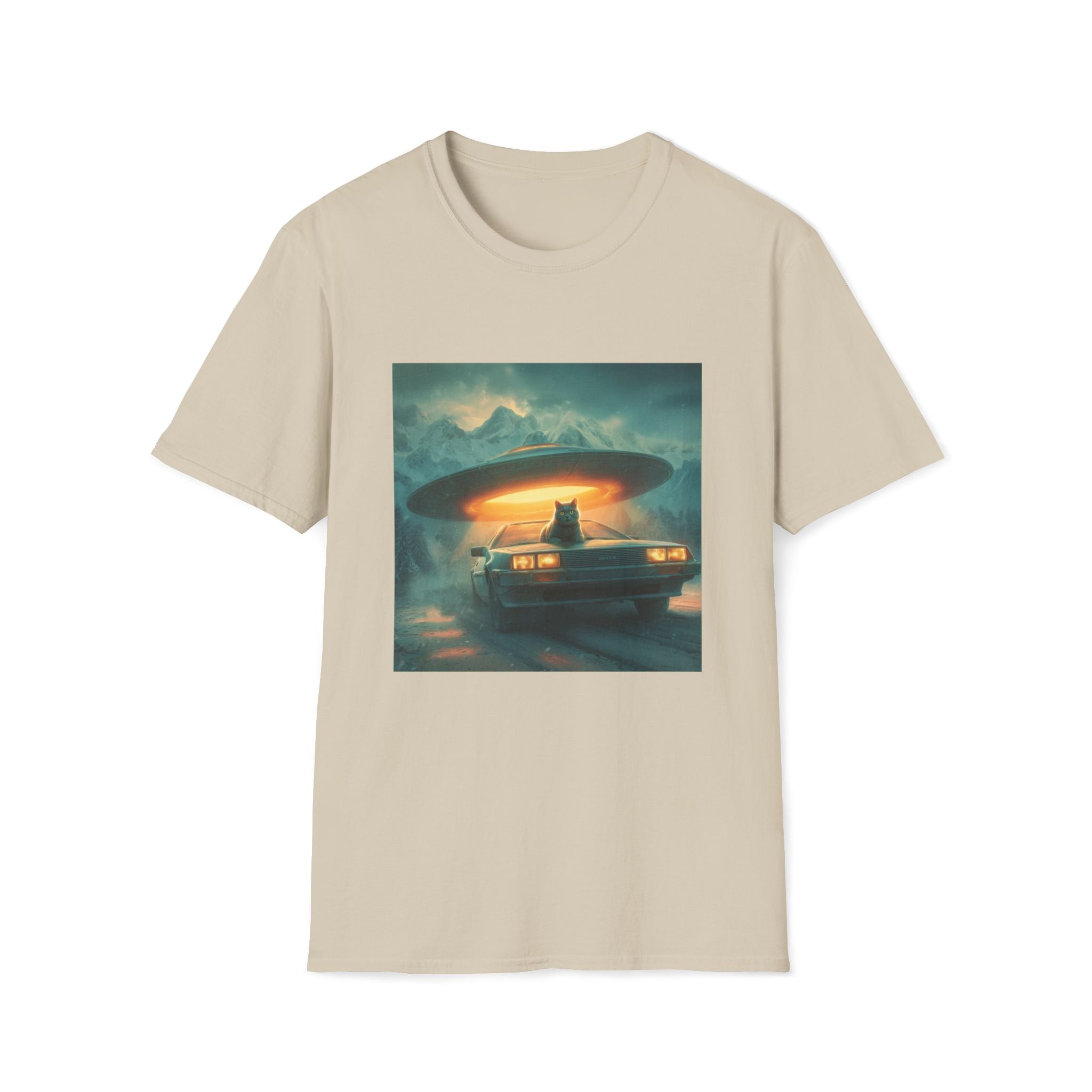 Cat, Car, & UFO T-Shirt