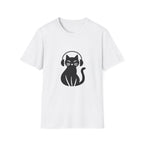 Cat With Headphones T-Shirt