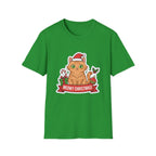 Meowy Christmas (Orange Cat) T-Shirt